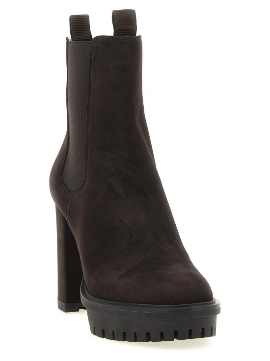  지안비토로시 부츠 LDG7289970RICCASMOKA BLACK - GIANVITO ROSSI