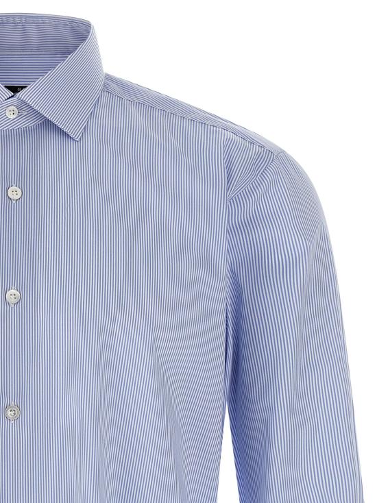  발바 셔츠 LDI1U12P0150031U0001 BLUE - BARBA
