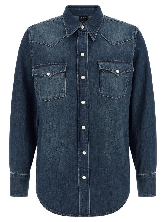  아페쎄 셔츠 LDCOHMEF12644IAL INDIGO