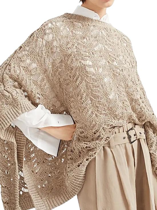  브루넬로 쿠치넬리 케이프 210000032610 BEIGE - BRUNELLO CUCINELLI