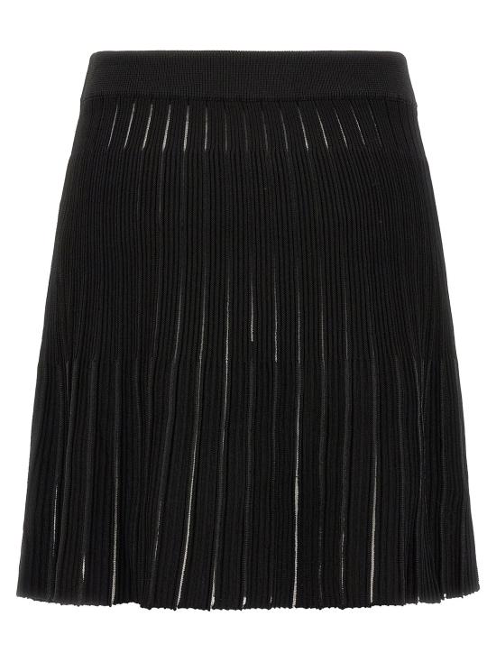  발망 스커트 LDHF1LBB53KK100PA BLACK - BALMAIN