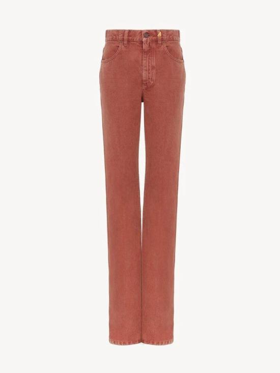  끌로에 데님 팬츠 FW26F357 CH26ADP11255 237 CrimsonBrown 25