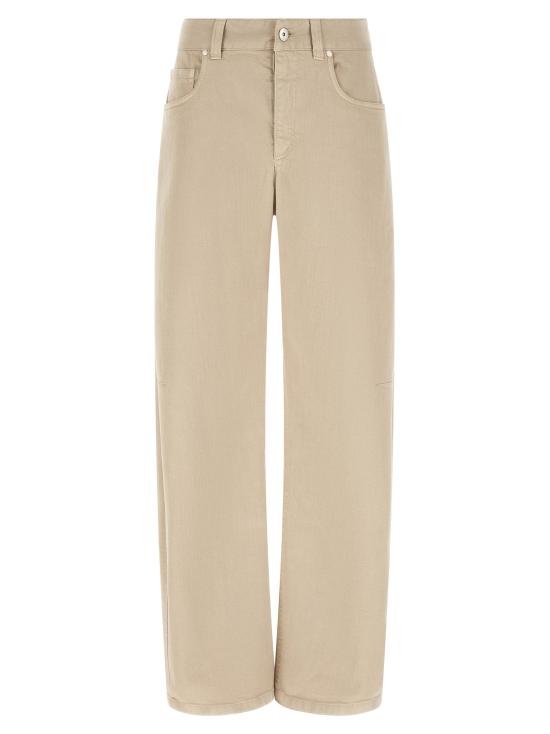  브루넬로 쿠치넬리 데님 팬츠 LDMH137P4057C2471 BEIGE