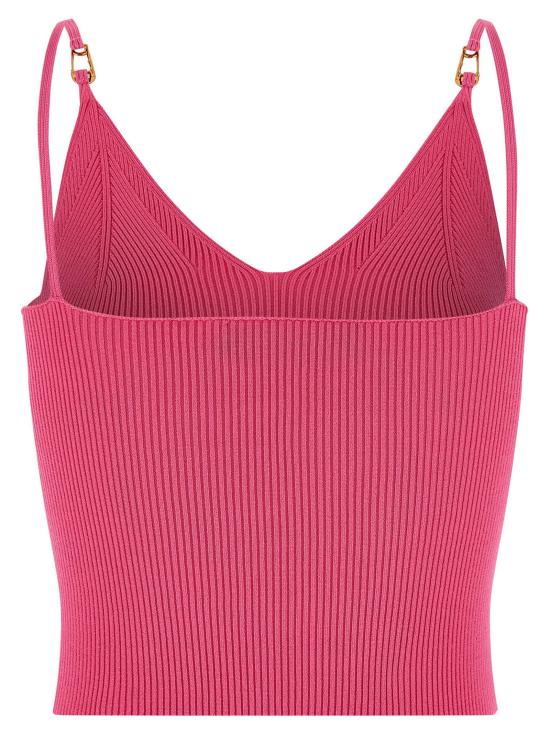  베르사체 민소매 티셔츠 LD10177701A126991PV90 HOT PINK - VERSACE