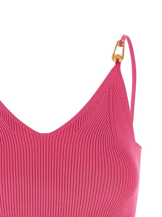  베르사체 민소매 티셔츠 LD10177701A126991PV90 HOT PINK - VERSACE