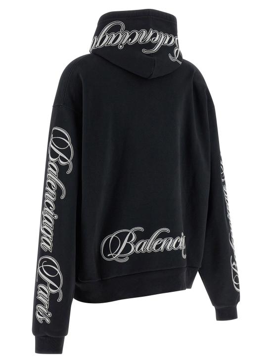  발렌시아가 후드 티셔츠 LD858143TTVM86552 BLACK - BALENCIAGA