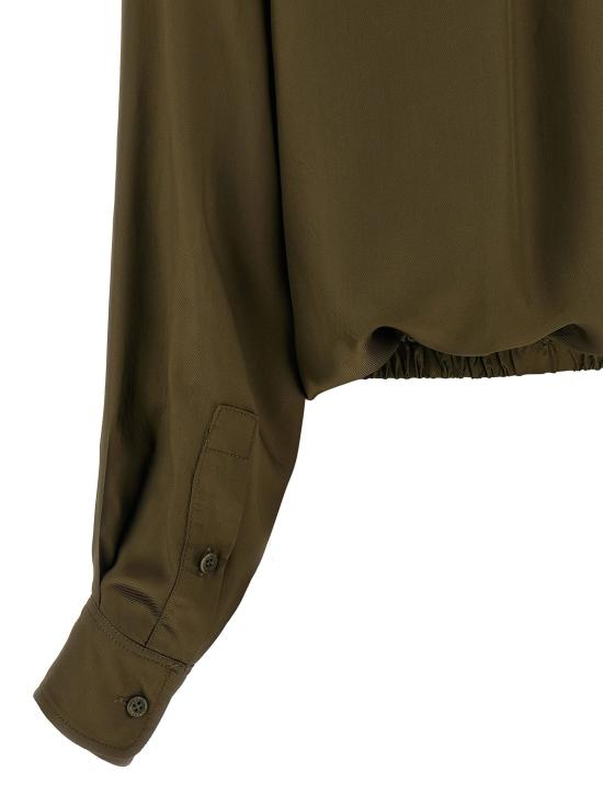  누드 셔츠 LD1103W2566312 OLIVE - NUDE