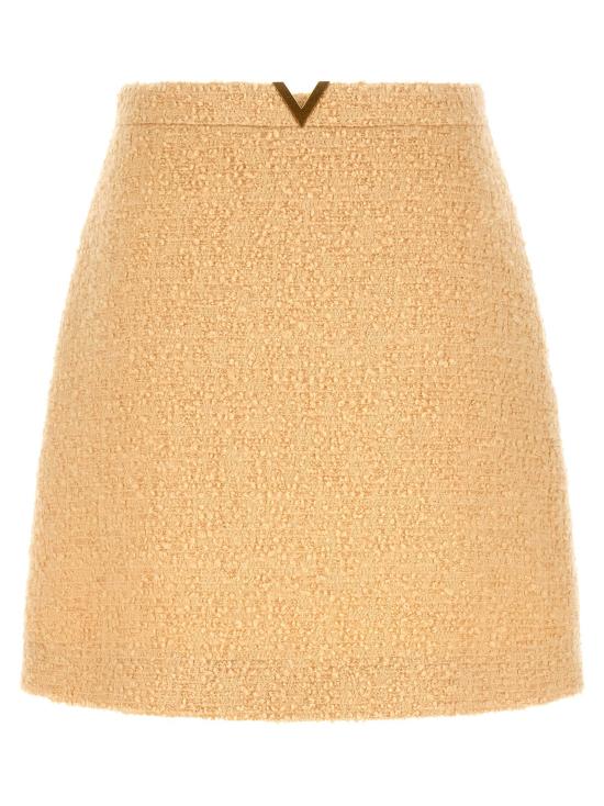  발렌티노 가라바니 스커트 LDB3RAEH09VMET5 BEIGE