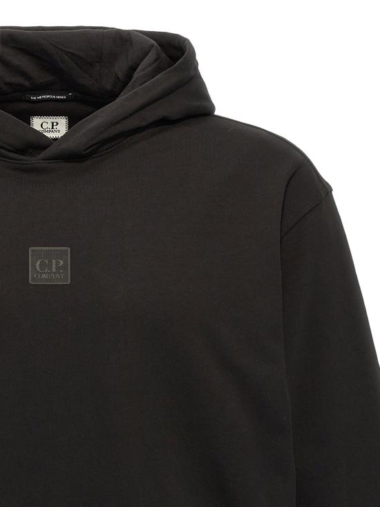  씨피 컴퍼니 후드 티셔츠 LD18CLSS011A006452M999 BLACK - C.P. COMPANY
