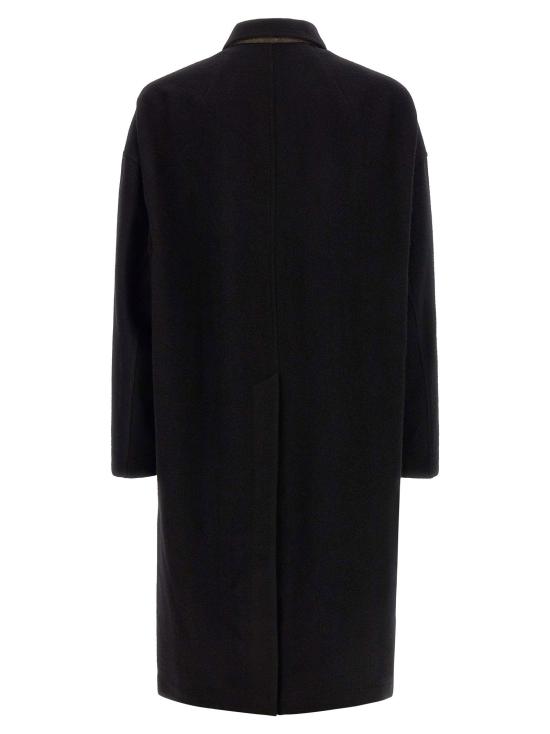  릭 오웬스 코트 LDRU02F4970WBD09 BLACK - RICK OWENS
