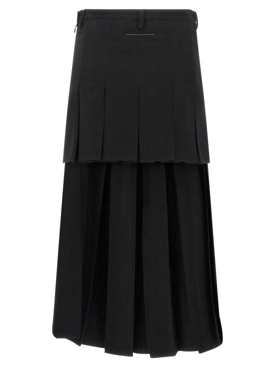  MM6 메종마르지엘라 스커트 LDS62ME0048M35436900 BLACK - MM6 MAISON MARGIELA