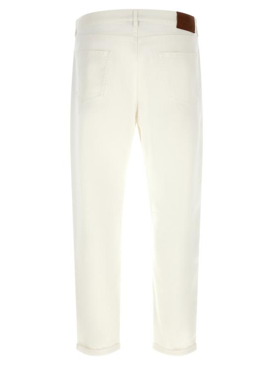  브루넬로 쿠치넬리 데님 팬츠 LDY277PX1290C7210 WHITE - BRUNELLO CUCINELLI