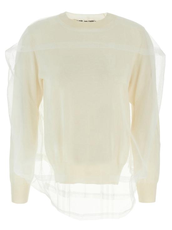  꼼데가르송 스웨터 LDGOB0191 CREAM - COMME DES GARCONS