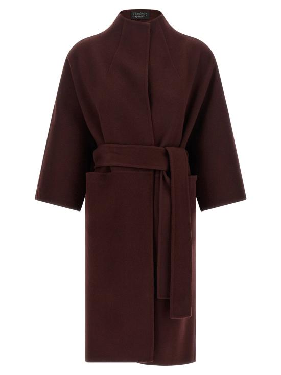  지안루카카페놀로 코트 LD26IML3562006627 BURGUNDY