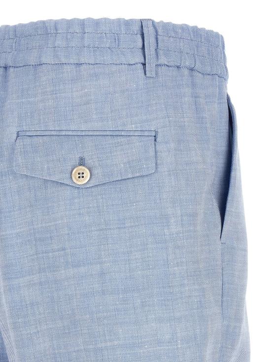  브루넬로 쿠치넬리 숏팬츠 LDMZ408U0065C024 BLUE - BRUNELLO CUCINELLI