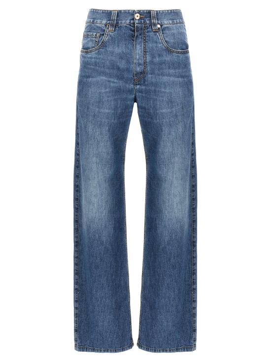 브루넬로 쿠치넬리 데님 팬츠 LDMH192P5565C8982 BLUE