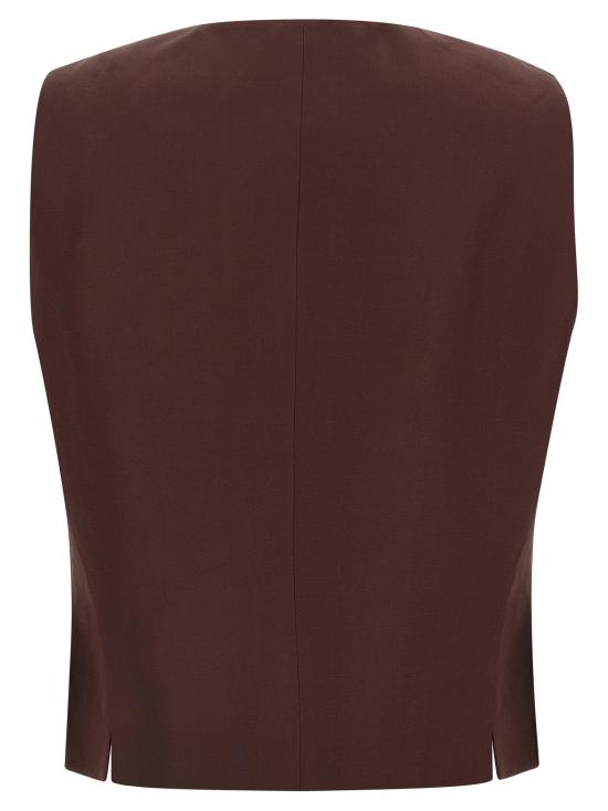  알베르토비아니 베스트 LDGG817VI009160 BURGUNDY - ALBERTO BIANI