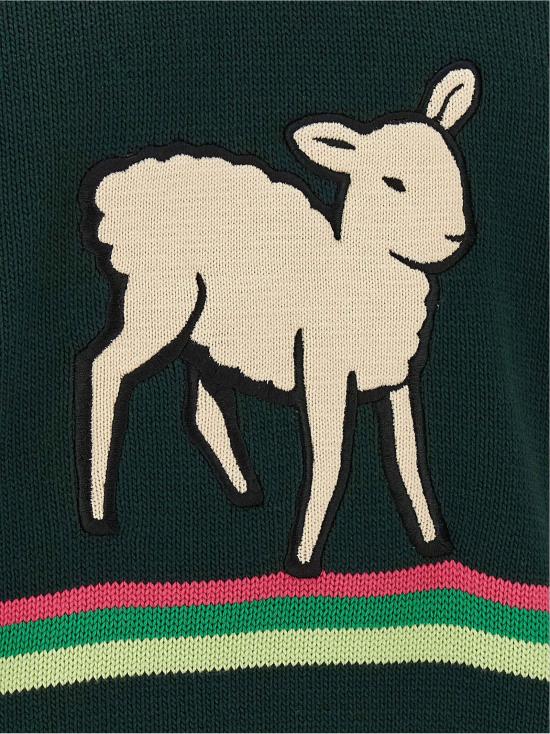  JW앤더슨 스웨터 LDKW1578YN0515088 GREEN - JW ANDERSON