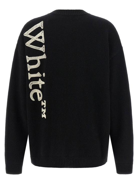  오프화이트 스웨터 LD2FE00534TW043W043 BLACK - OFF WHITE
