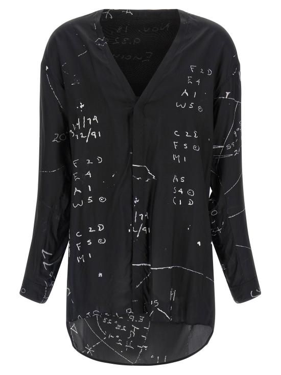  릭 오웬스 셔츠 LDRU01F2295KP109 BLACK