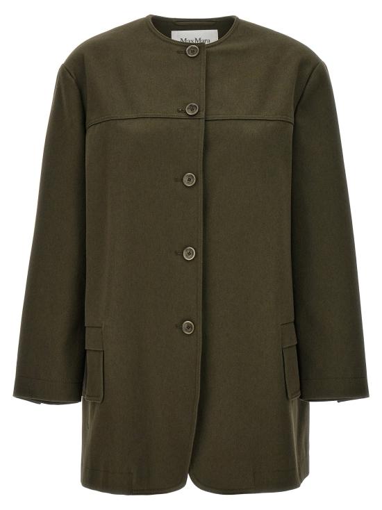  막스마라 코트 LDRECITAL004 OLIVE