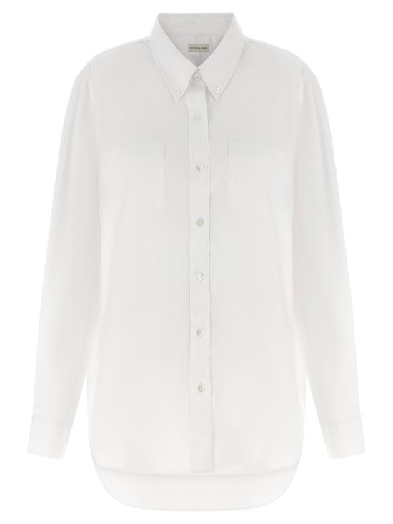  드리스 반 노튼 셔츠 LD26101071233141 WHITE