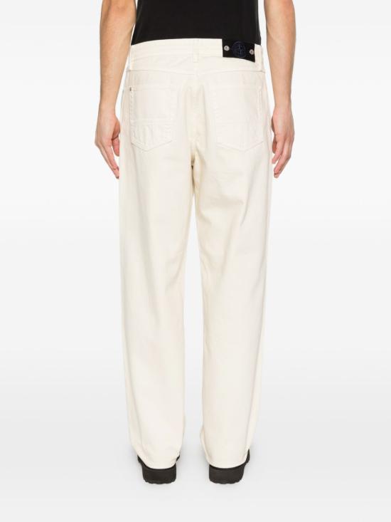  스톤 아일랜드 인디고 데님 로우 루즈핏 파이브 포켓 진 L1S14J100006S0J24V0093 P26 CREAM - STONE ISLAND