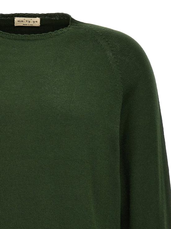  마리아 스웨터 LDYMK020C10 GREEN - MA RY YA