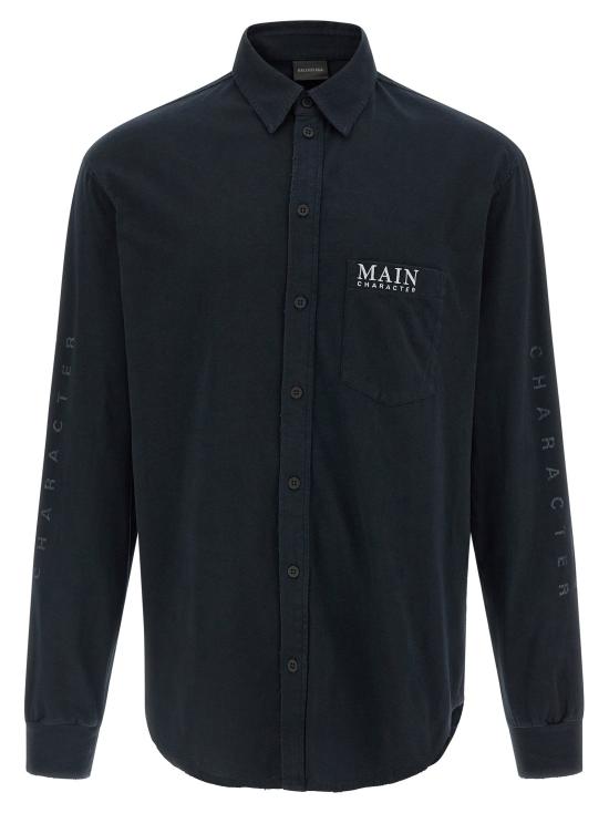  발렌시아가 셔츠 LD850260TTVB91083 BLACK