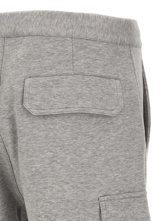  브루넬로 쿠치넬리 숏팬츠 LDMM8313222GC1252 GREY - BRUNELLO CUCINELLI