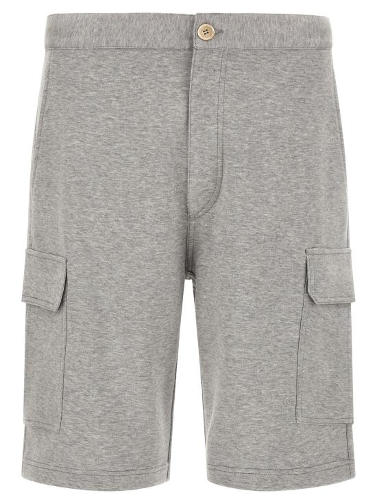  브루넬로 쿠치넬리 숏팬츠 LDMM8313222GC1252 GREY