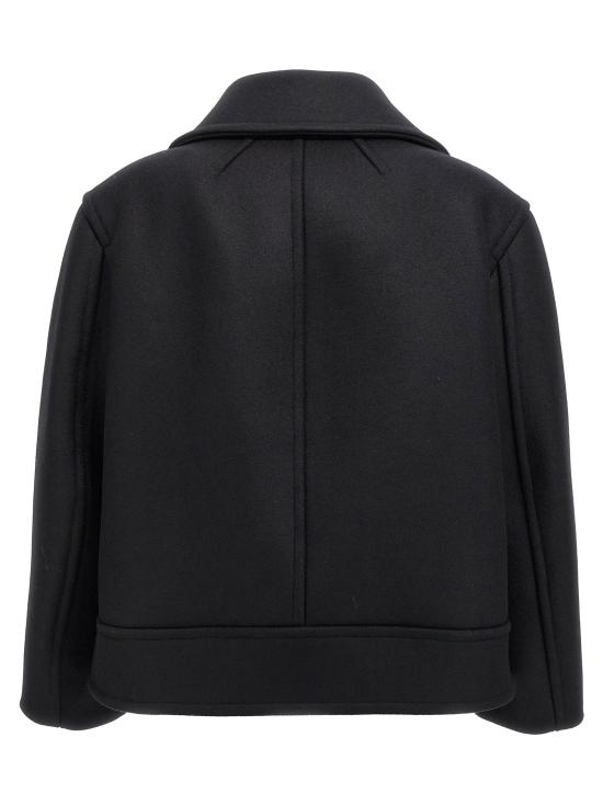  생로랑 코트 LD810508Y080W1000 BLACK - SAINT LAURENT