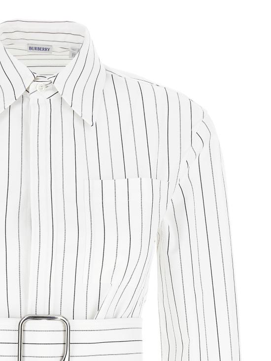  버버리 셔츠 LD8103514STRINGCOAL WHITE - BURBERRY