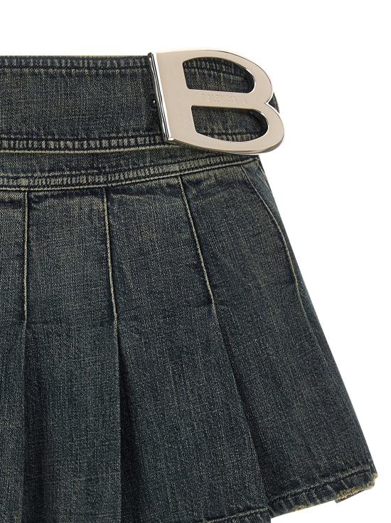  발렌시아가 스커트 LD852329TTW763394 GRAY - BALENCIAGA
