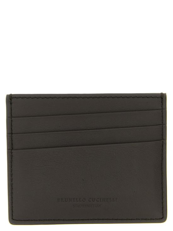  브루넬로 쿠치넬리 명함지갑 LDMWZNBU434C8034 BLACK - BRUNELLO CUCINELLI