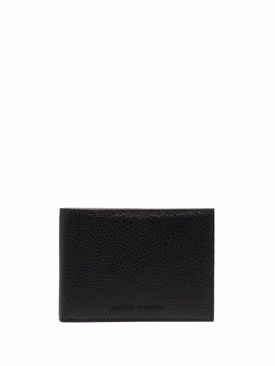  엠포리오 아르마니 텀블 레더 코인 퍼스 반지갑 Y4R166Y068E80001 P26 BLACK