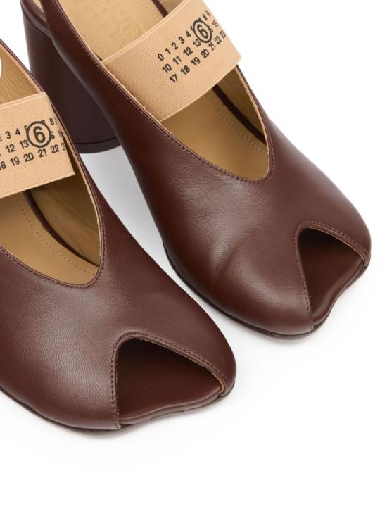  MM6 메종마르지엘라 아나토믹 뉴메릭 슬링백 S59WP0213P3628T2259 AI26 BROWN - MM6 MAISON MARGIELA