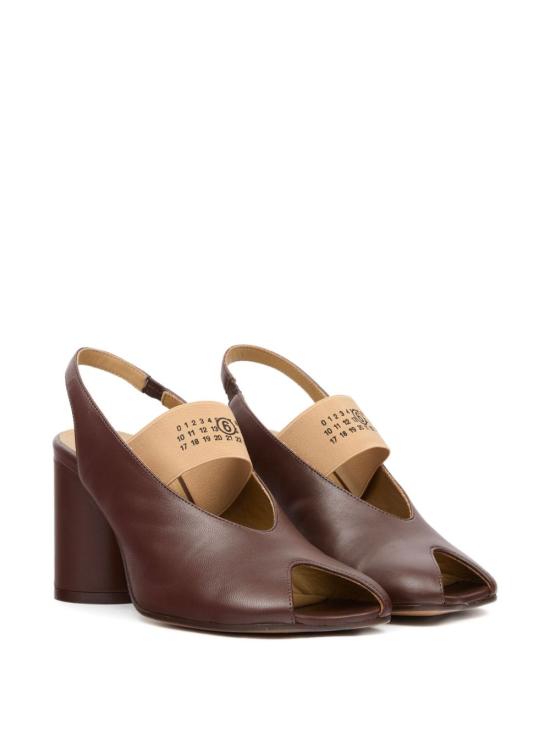  MM6 메종마르지엘라 아나토믹 뉴메릭 슬링백 S59WP0213P3628T2259 AI26 BROWN - MM6 MAISON MARGIELA