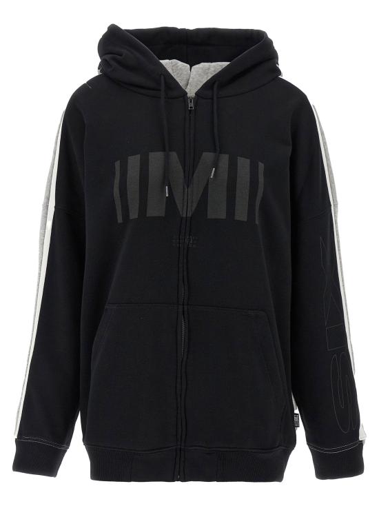  MM6 메종마르지엘라 후드 티셔츠 LDS52HG0040M25013964 BLACK