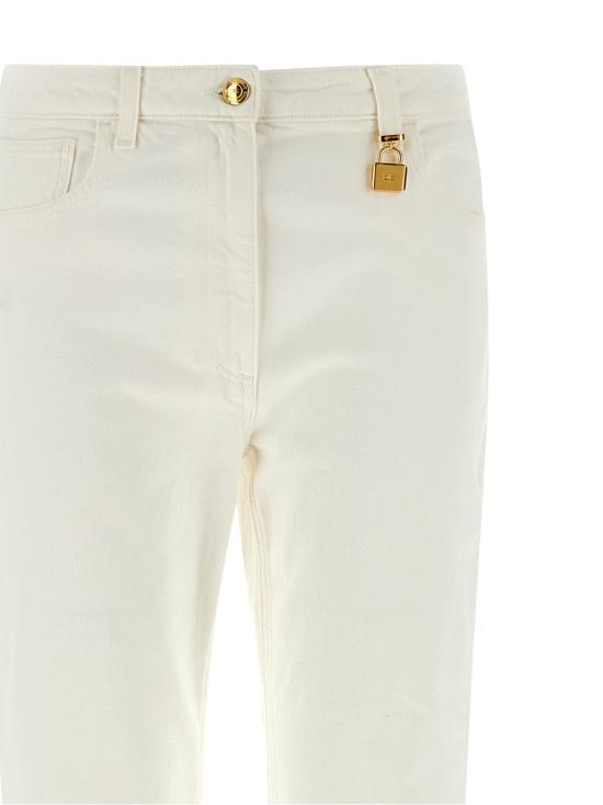  엘리자베타프랜치 데님 팬츠 LDPJ29I61E2360 CREAM - ELISABETTA FRANCHI