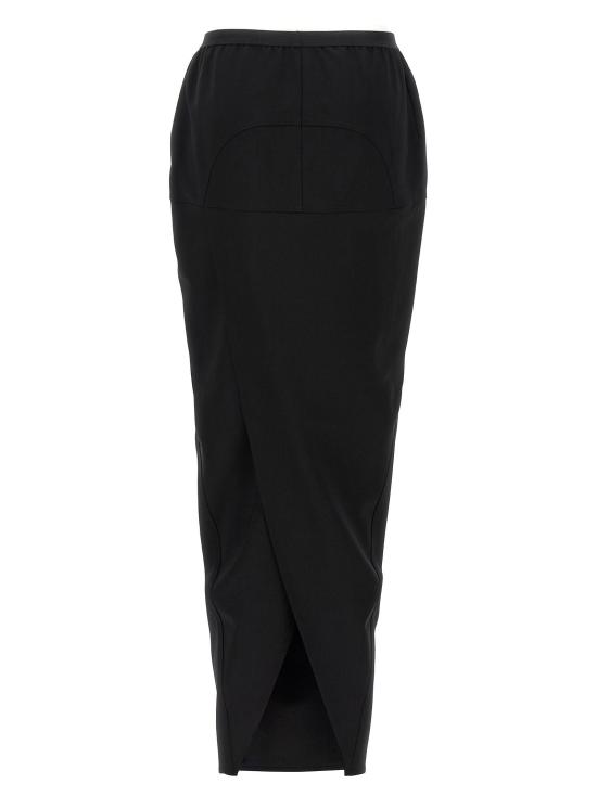  릭 오웬스 스커트 LDRP02E4331WST09 BLACK - RICK OWENS