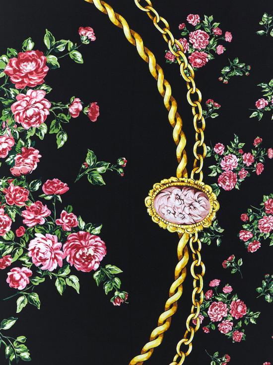  돌체앤가바나 머플러/스카프 LDFN090RGDDLMHN5XP BLACK - DOLCE & GABBANA