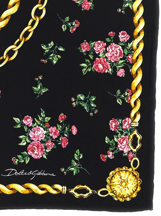  돌체앤가바나 머플러/스카프 LDFN090RGDDLMHN5XP BLACK - DOLCE & GABBANA