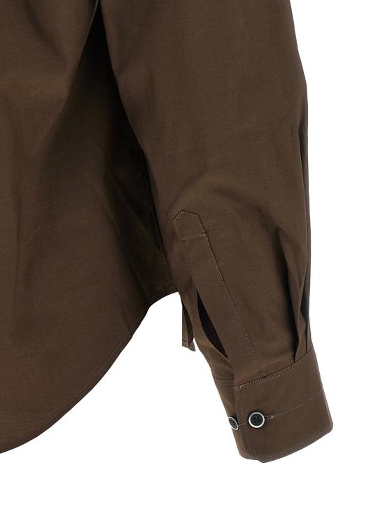  르메르 셔츠 LDSH1326LF1500BR477 BROWN - LEMAIRE