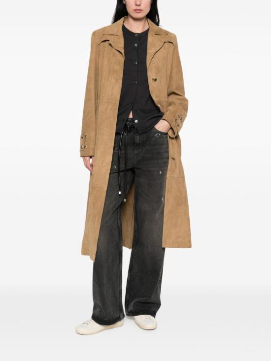  골든구스 트렌치 코트 GWP02565P00230315155 P26 BEIGE - GOLDEN GOOSE