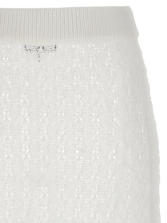  가니 스커트 LDK2546135 WHITE - GANNI