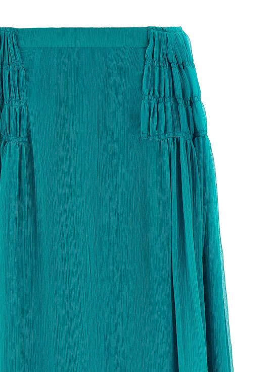  드리스 반 노튼 스커트 LD2610108473040508 TEAL - DRIES VAN NOTEN