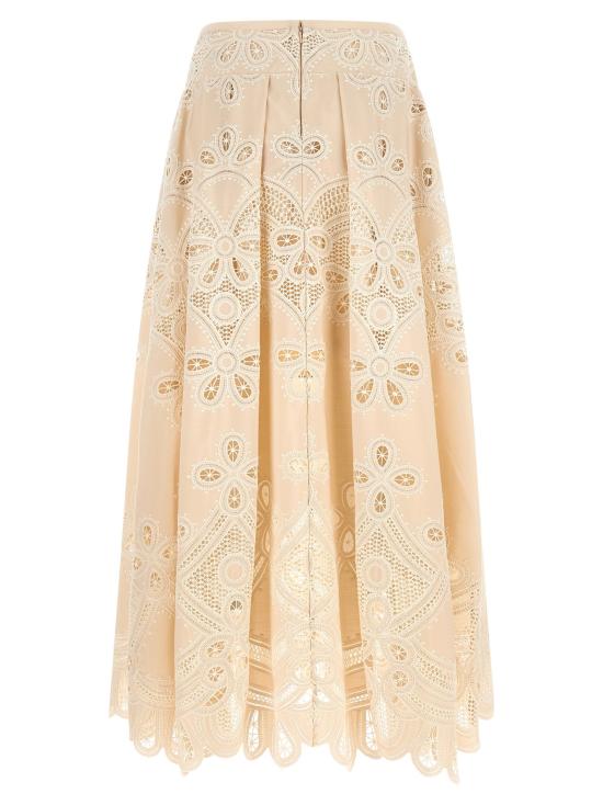  엘리 사브 스커트 LDSK360NP26COE16CREAM - ELIE SAAB