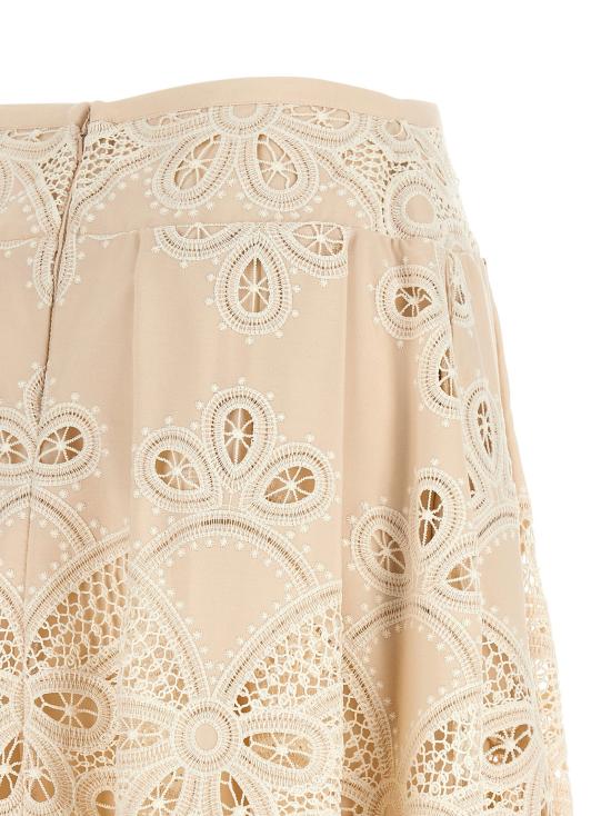  엘리 사브 스커트 LDSK360NP26COE16CREAM - ELIE SAAB
