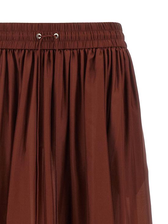  짐머만 스커트 LD8440SSS261MER BURGUNDY - ZIMMERMANN